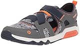 Merrell Hydro Free Roam Monarch Chroma Sandal, Grey/Navy, 6 US Unisex Big Kid
