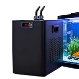 DHMYYXGS 160L Acuario Enfriador Agua, Enfriador pecera Kit,Sistema de refrigeración silencioso con Bomba para la hidroponía de gambas de Pescado Equipo de Cultivo de mariscos 300L/79GAL