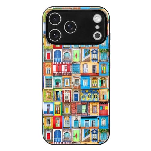 iPhone17 Pro MaxpP[X ȆƃhA i ACtH17 Pro MaxpP[X X}zP[X KX TPU  킢 یJo[ gуP[X ݊̂ ^ y 2025NV^