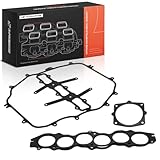 A-Premium Upper Fuel Injection Plenum Gasket Set Compatible with Nissan 350Z 2003-2006 & Infiniti FX35 2003-2008, G35 2003-2007, M35 2006-2008