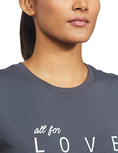 Image of Enamor Short Sleeve Crew Neck Regular Length Basic Crew T-Shirt - Slim Fit, Soft and Breathable Stretch Cotton - E147