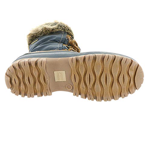 Skechers Skechers Women's Windom Winter Boot,Navy Tan,6 M US