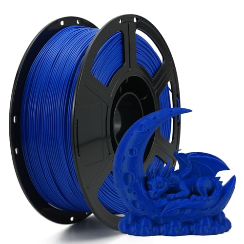 Image of FLASHFORGE High Speed PLA+ 3D Printer Filament Blue, Enhanced Melt Flow for Faster, Smoother Prints, 500mm /s Rapid Printing, Feature Sleek Matte Finish, Rich and Solid Color