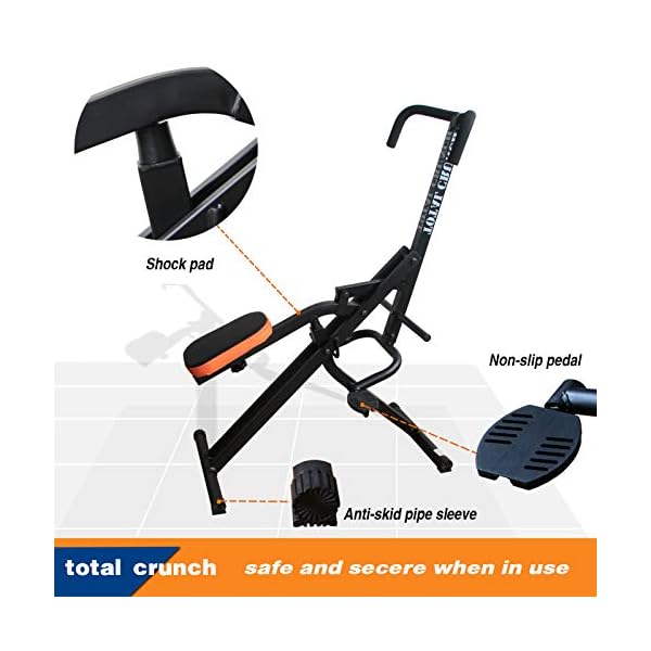 Ps Squat Exercise Rowing Machine, Row n Ride core Cardio Training Equipment glute Workout Home & ab Squat Assist Gym