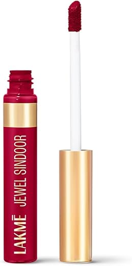 Lakmé Jewel Sindoor, Maroon, Quick Drying, Long Lasting, Liquid Sindoor, 4.5 ml