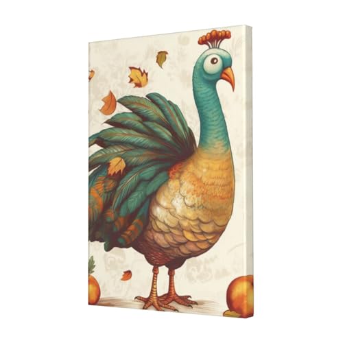 Thanksgiving Turquie impression sur toile déco murale pour bureau et chambre