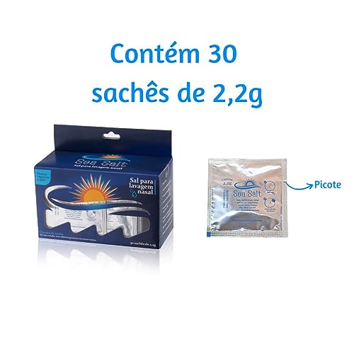 Sal Marinho Integral 100% Natural 30 Sachês