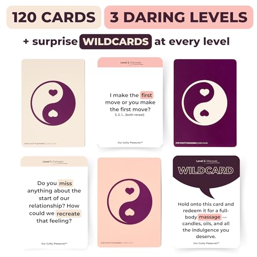 Couples Card Game Perfect for Date Night - The Best Spicy Conversation Cards - 120 Cards - 3 Exciting Levels - Image 4
