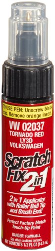 Dupli-Color VW02037 Tornado Red Volkswagen Exact-Match Touch-up Paint - 0.5 oz.