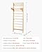 VEVOR Swedish Ladder Wall Gym, 10-Level Solid Wood Indoor Jungle Gym, 220lbs Loading Indoor Playground Climbing Ladder for Kid Adults, Gymnastic Stall Bars with Pull-Up Bar - Ideal Gift for Boys Girls