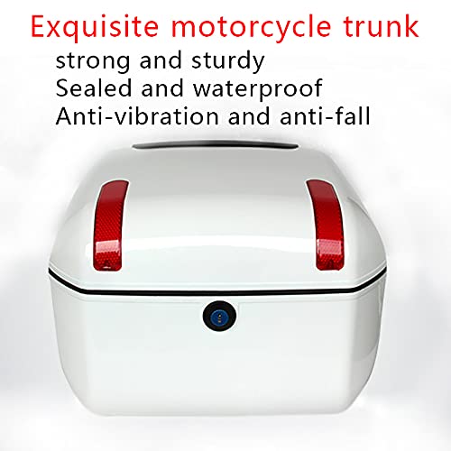Boîte de queue de moto étanche avec support universel pour ranger un casque - 4