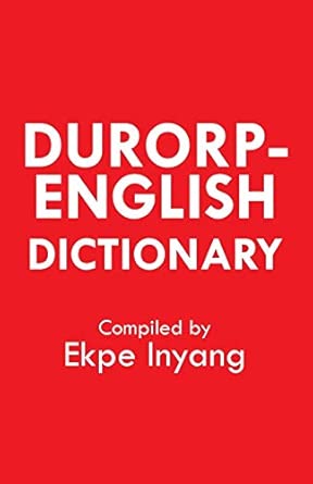 Durorp-English Dictionary Bilingual Edition book cover