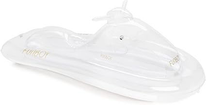 Amazon.com : FUNBOY Winter Fun Inflatable Snowmobile, Single, Clear ...