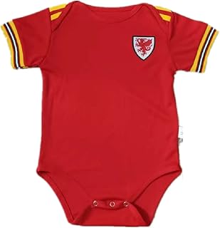 UOW Baby,Clothing,Baby Boys 0-24m,Bodysuits & One-Pieces,Bodysuits UOW Wales World Cup Football Soccer Fan Boy Baby Bodysuit Shirt Kit Cloths Short Sleeve (12-18 Months)