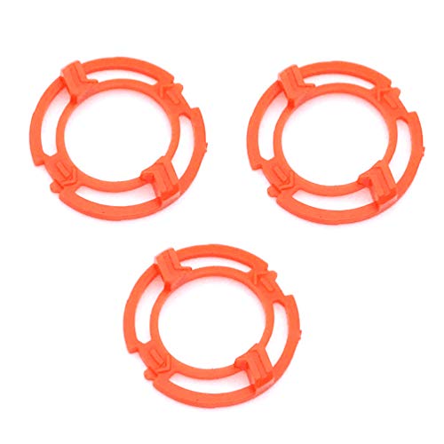 Lock Ring Retaining Plate Holder for Shaving Heads Model/Type SH70 and SH90 (Colour Orange) Shaver Series S7000 S900