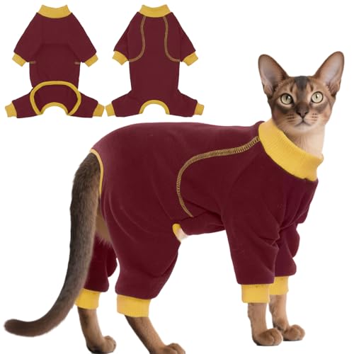 Combinaison chat après chirurgie pour le repos des Sphynx et chats
