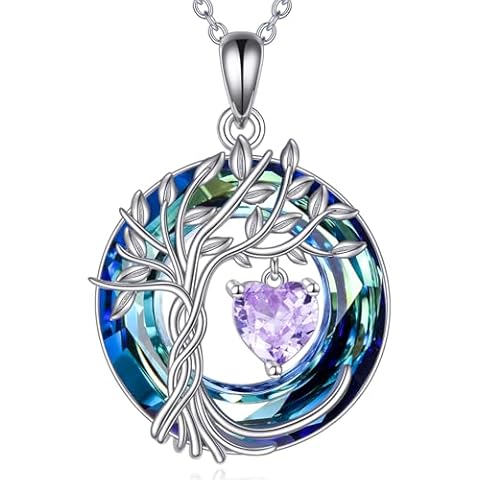 Tree of Life Alexandrite Necklace for Women Cover
