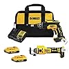DEWALT 20V MAX XR Brushless Drywall Screw Gun and Cut-Out Tool Combo Kit with 2 Batteries and Charger Included (DCK265D2)
