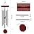 2 Pack Pgzsy Memorial Wind Chimes Outdoor Large Deep Tone, Elegant Sympathy Wind-Chime Personalized with 6 Tuned Tubes for Garden Patio Balcony and Home