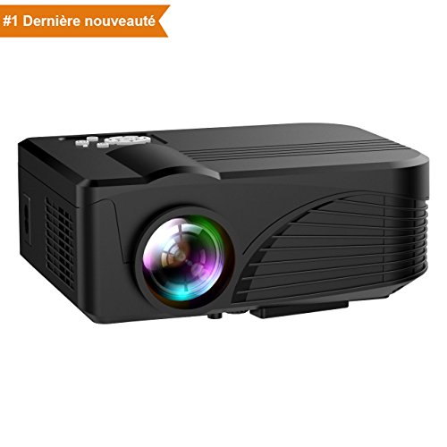 Projecteur 1080P LED Full HD Portable, NickSea Mini Vidéoprojecteur...