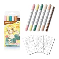 Amazon | Copic Ciaoイラストミニキュートセット、アルコールマーカー5