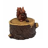 Beetoo Squirrel Ashtray, Squirrel Ashtray, Creative Animal Ashtray with Lid, Garden Ashtray with Lid