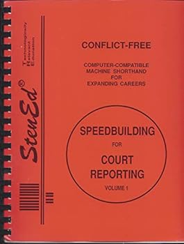 Paperback Speedbuilding for Court Reporting: 001 Book