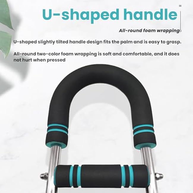 TechlyPro PowerBar, Techly Pro Twister Arm Trainer, Adjustable Chest Workout Equipment Detachable Design Fitness Anywhere, Three-Speed Adjustment & Portable & Detachable for Home Fitness