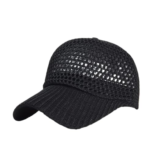 Sombrero de sol para senderismo y playa NZ128Black gorra ventilada de uso diario