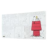 Alfombrilla de ratón XXL Snoopy - Protector de Escritorio: Snoopy Regalos (Mouse Pad) Alfombrilla de Escritorio : Impermeable y Antideslizante (80X35 cm)