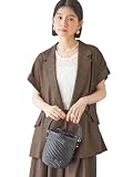 [シップス] フォー ウィメン for women ジャケット 実力派ベーシック 接触冷感/UVカット/吸水速乾/洗濯機可能 SUUSUU フレンチ スリーブ ジャケット レディース 317030009 ブラウン ONE SIZE