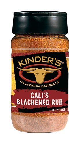 Kinder's Meats & BBQ Blackened Rub California Spicy Garlic Chicken Seasoning-5oz