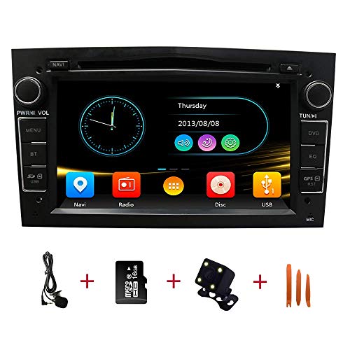 Radio estéreo para automóvil en el Tablero Unidad de navegación Principal para Opel Vauxhall, Corsa, Vectra, Antara, Meriva, Astra, Vivaro, Zafira, Pantalla táctil de 7 Pulgadas 2 DIN Bluetooth