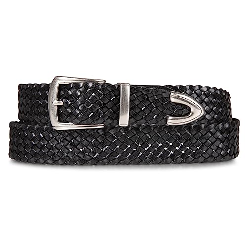 Image of Lucky Brand Women's Western Leather Belt | Classic | Fashion | Vintage | Buffalo Leather | Western-Inspired