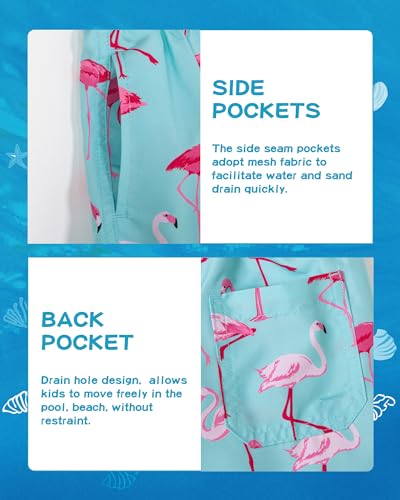 Image of SURF CUZ Boys Swim Trunks Toddler Swim Shorts UPF 50+ Bathing Suit for Boy Swimsuit Quick Dry Mesh Beach Boardshorts Swimwear