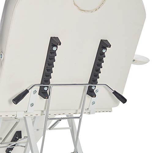 Bellavie Adjustable Table Chair Salon Bed For Professional Massage Facial Lash Beauty Treatment Spa Tattoo Eyelash Microblading Esthetician Equipment - White #TOP5