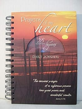 Spiral-bound Prayers of My Heart: Daily Journal and Music CD Book