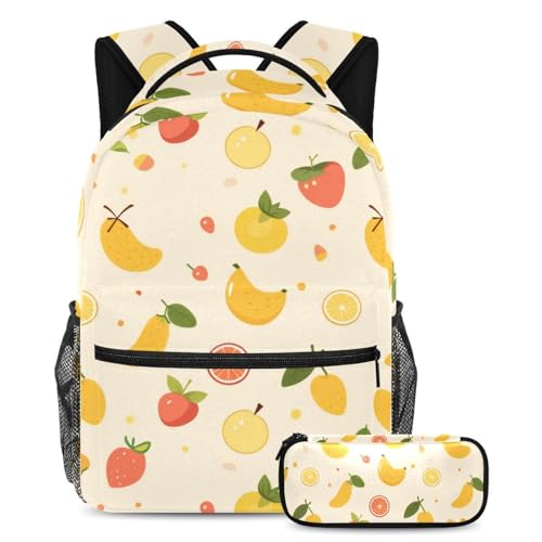 Sacs à dos de jour motif fruits pour la rentrée scolaire des ados