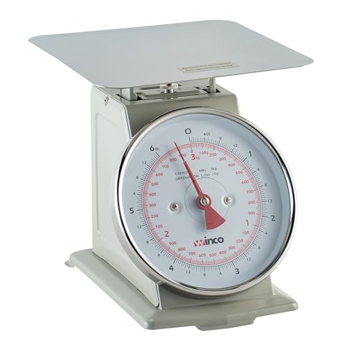 Winco Analog Receiving Scale with Dial, 6.5