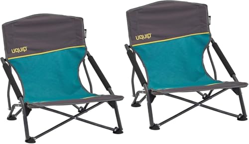 Uquip Sandy Lot de 2 Chaises de Plage Pliantes - Capacité de Charge 120 Kg
