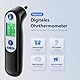 Ohrthermometer für Baby Erwachsene, Ohr Fieberthermometer mit Altersmessung und farbcodierte Temperaturanzeige, digitales infrarot-Thermometer mit 21*Einweg-Schutzkappen