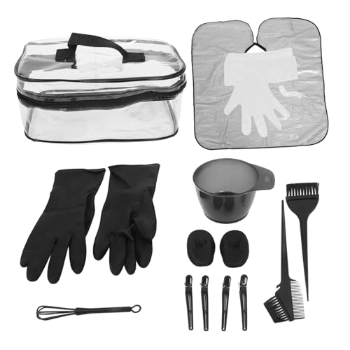 1 Set Hair Coloring Tools Kit Dye Brush Bowl Home Salon Use Soft Comfortable Applicator for Hair Dyeing Practical Accessories for DIY Hairstyles