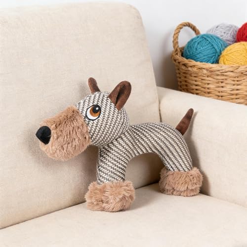 Generico Hundespiel | Kauspielzeug zur Zahnreinigung | Flauschiges Spielzeug für Hunde | Für Aggressive Beißer Welpen | Spielen Im Haus Und Draußen, Weihnachten Und Geburtstag Tier