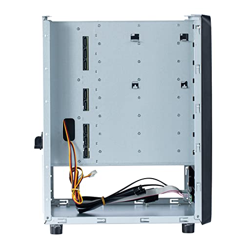 Image of 8 + 2 Bay DIY NAS Case, 8 x 2.5″ / 3.5″ Tray + 2 x 2.5″ Internal Bay. MB ITX. PSU Flex. Front USB 3.0 8cm Chassis Fan Hot Swap Backplane. Network Attached Storage Private Cloud Enclosure.