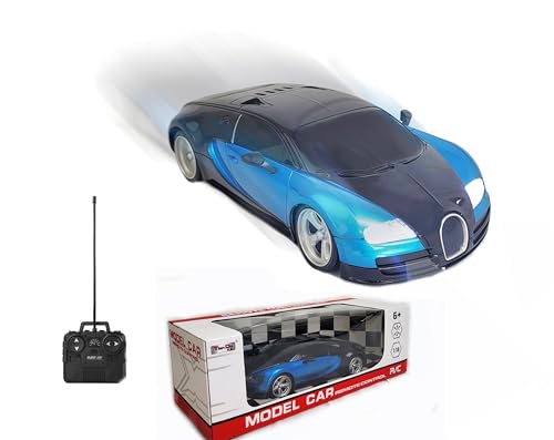 Realistic Remote Control Racing Car for Kids, 1:18 Scale Electric Sport Toy Car for Boys and Girls