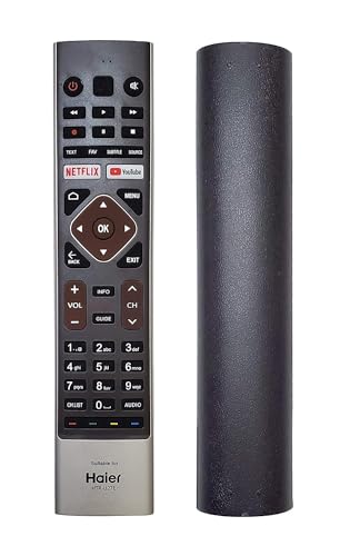 Image of Compatible with Haier Tv Remote Original HTR-U27E Model Suitable for Smart Android 4K LED Television Without Voice Command Feature or Google Assistant All HAIER Smart Android LED TV Universal