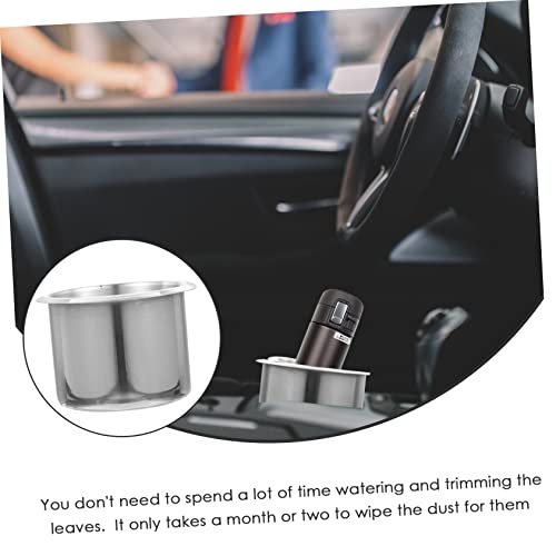 Portavasos de acero inoxidable portátil para auto miniatura 7