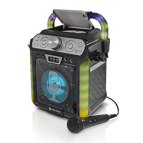 Singing Machine Sml682Btbk Groove Cube Karaoke Player With Bluetooth And Echo Control, Black #TOP4