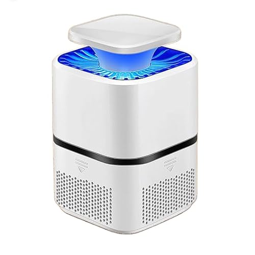 吸引式蚊取り器 強風吸引 UV光源誘導式 吸引駆除 捕虫器 USB型 蚊駆除用品 省エネ 静音 ハエ取り 殺虫灯 コバエ 殺虫機 LEDライト 光源誘引式捕虫器 好適 キッチン/ポーチ/寝室/リビングルーム/オフィス/インドア/ケ -（Amazon）