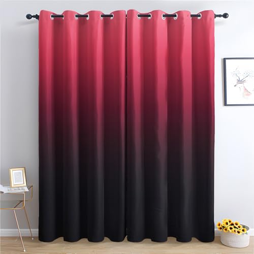 Draperies thermiques rideaux occultants salon 117x183 cm - 2
